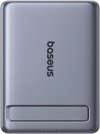 Внешний аккумулятор Baseus PicoGo AM31 Mini Magnetic Power Bank with Stand 20W 5000mAh (серый)