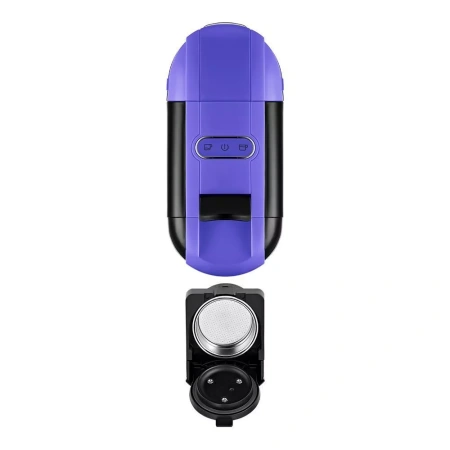 Кофеварка 3-в-1 Kitfort KT-7105-1 (черно-фиолетовая)