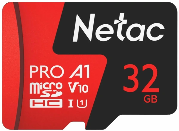 Карта памяти Netac 32GB P500 Extreme Pro microSDHC NT02P500PRO-032G-R (с адаптером)