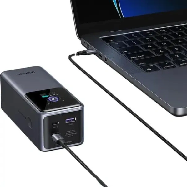 Портативное зарядное устройство Ugreen PB721 20000mAh (серый)