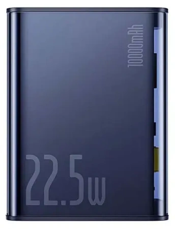 Внешний аккумулятор Baseus Explorer Series Digital Display Fast Charge 10000mAh PPTSZ10 (Type-A/Type-C, 22.5W, синий)