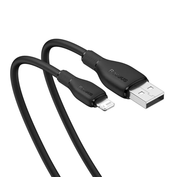 Кабель USB Type-A - Lightning Baseus Pudding (USB 2.0, 2м, черный)