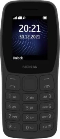 Кнопочный телефон Nokia 105 Dual SIM TA-1459 (черный)