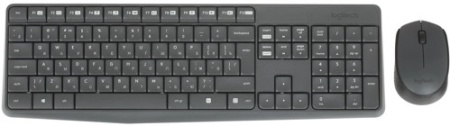 Беспроводная клавиатура + мышь Logitech MK235 920-007949 (черный)