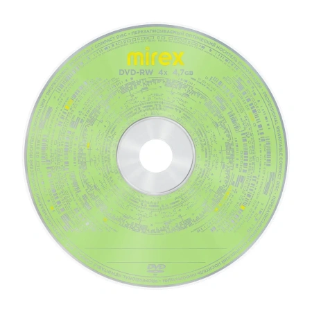 Диск DVD-RW Mirex 4.7Gb 4x в конверте (1 шт)