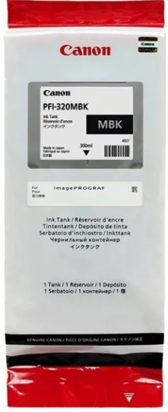 Картридж PFI-320Y матовый чёрный (Matte Black) для Canon imagePROGRAF