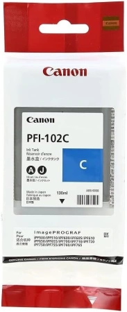 Картридж Canon PFI-102C 0896B001AA (голубой)