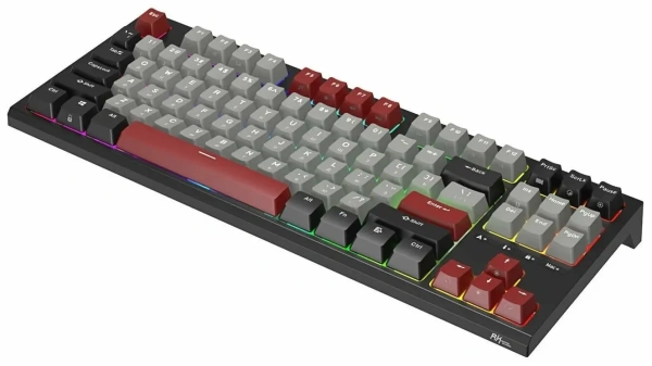 Клавиатура Royal Kludge RKR87 RGB (черный/серый/красный, RK Blue)