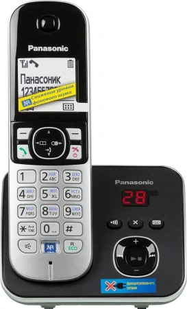 Радиотелефон Panasonic KX-TG6821RUB (черный)
