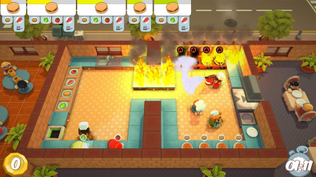 Overcooked + Overcooked 2 для PS4 (английская версия)