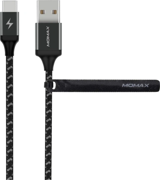 Кабель Momax Zero DTA11D (USB-A/USB-C, 1м, серый)