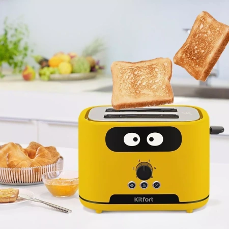 Тостер Kitfort KT-4093-1 (желтый)