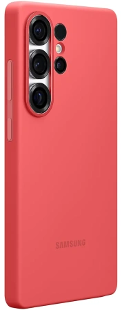 Чехол-накладка Samsung Silicone Case S25 Ultra (красный)