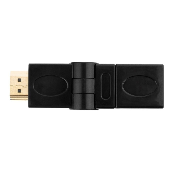 Переходник HDMI-HDMI Cablexpert A-HDMI-FFL2 (M-F, черный)