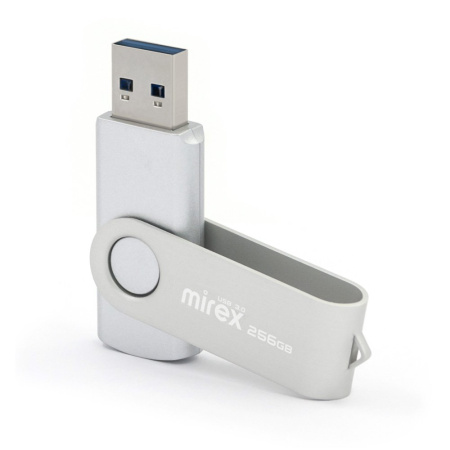 Флешка 256GB Mirex Color Blade Swivel USB 3.0 13600-FM3SS256 (серебристый)