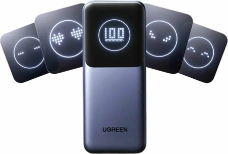 Внешний аккумулятор Ugreen PB723 20000mAh (серый)