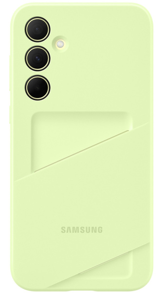 Чехол-накладка Samsung Card Slot Case A35 5G (лаймовый)