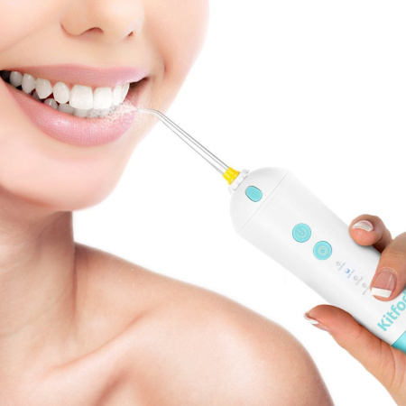 Ирригатор для полости рта Kitfort KT-2958-3 (бело-бирюзовый)