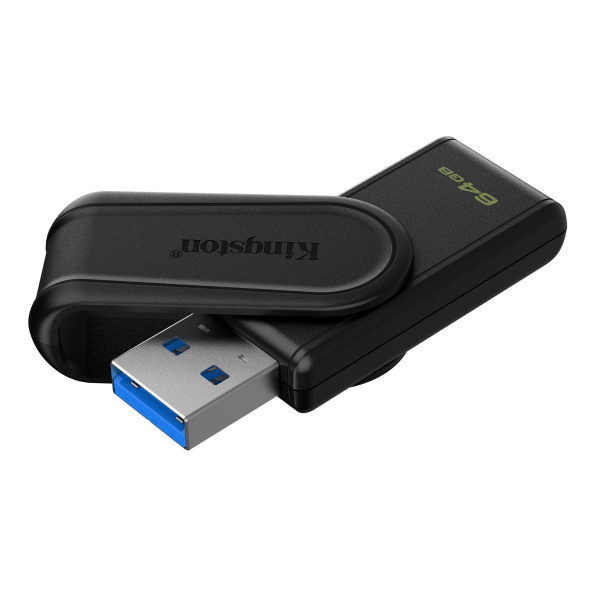 Флешка 64GB Kingston DataTraveler Exodia S USB 3.2 DTXS/64GB (черный)