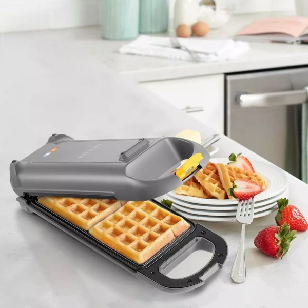 Вафельница для бельгийских вафель Kitfort КТ-1691