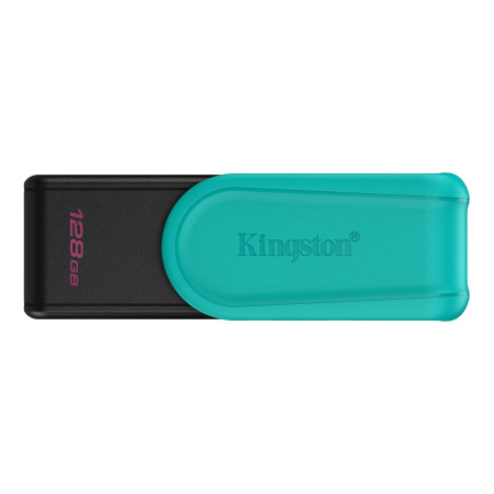 Флешка 128GB Kingston DataTraveler Exodia S USB 3.2 DTXS/128GB (черный/бирюзовый)