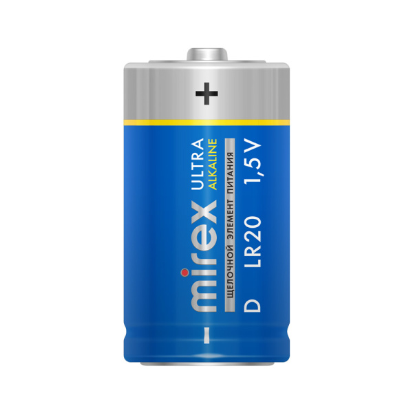Батарейки Mirex D LR20 Ultra Alkaline 23702-LR20-S2 (2 шт)