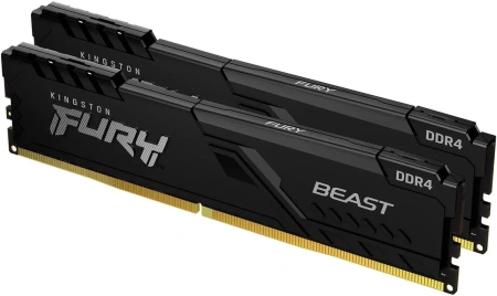 Оперативная память Kingston 2x16GB FURY Beast DDR4 KF432C16BB1K2/32 (3200МГц, XMP)