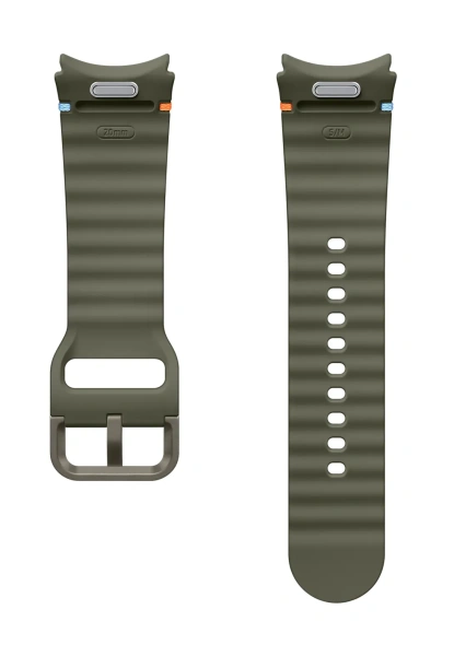 Ремешок Samsung Sport Galaxy Watch7 ET-SNL30SKEGRU (20мм, S/M, зелёный)