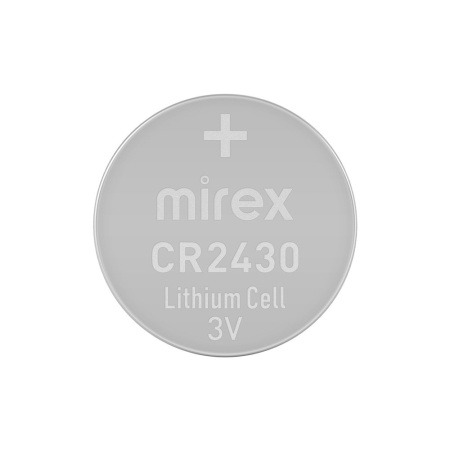 Батарейка Mirex CR2430 Lithium 23702-CR2430-E1 (1 шт)