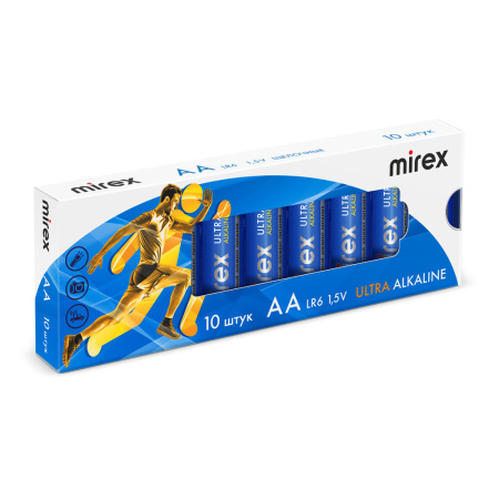 Батарейки Mirex AA LR6 Ultra Alkaline (10 шт)