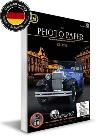 Фотобумага Revcol глянцевая самоклеющаяся A4 128 г/м2 100 л 6129