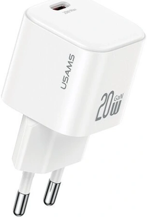 Сетевое зарядное Usams CC260 20W GaN (белый)
