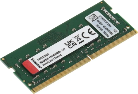 Оперативная память Kingston 8GB ValueRAM DDR4 KVR32S22S8/8 (3200МГц, SO-DIMM)