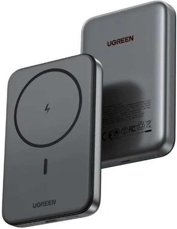 Портативное зарядное устройство Ugreen PB561 10000mAh (серый)