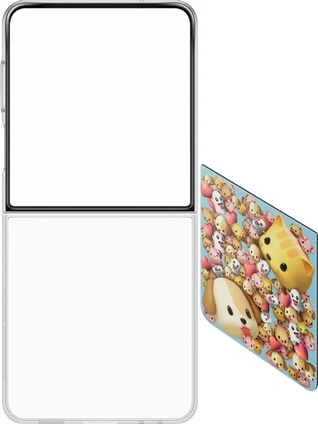 Чехол Samsung Flipsuit Case Z Flip7 EF-ZF766CTEGRU (прозрачный)