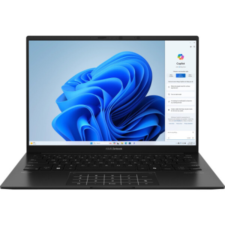 Ноутбук ASUS Zenbook 14/ UM3406KA-QD151/ AMD KRACKAN-6C/ 14 WUXGA OLED 16:10 400nits/ AMD Radeon Graphics/ 16GB/ 1TB/ DOS/ noODD/ Jade Black
