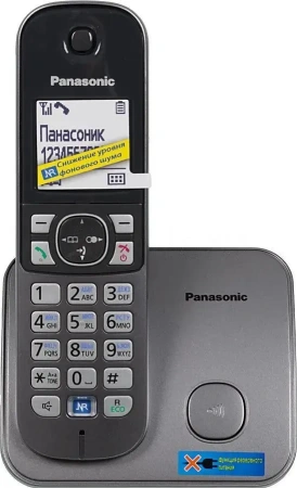 Радиотелефон Panasonic KX-TG6811RUM (серый)