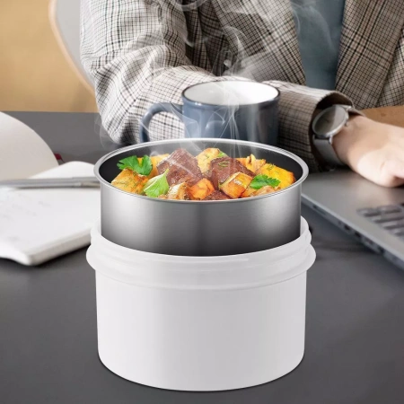 Ланч-бокс Kitfort KT-1241-1 (бело-желтый)