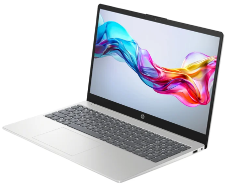Ноутбук HP Laptop 15/ 15-fd0007ny/ i5-1334U/ 15.6 FHD IPS AG 300 nits Nar.Bez./ Iris Xe/ 16GB/ 512GB/ DOS/ noODD/ kbd_ENG/ Silver