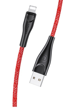 Кабель USB Type-A - Lightning Usams U41 US-SJ397 (USB 2.0, 3м, красный)