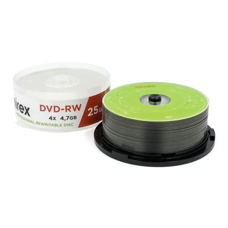 Набор дисков DVD-RW Mirex 4.7Gb 4x (25 шт)