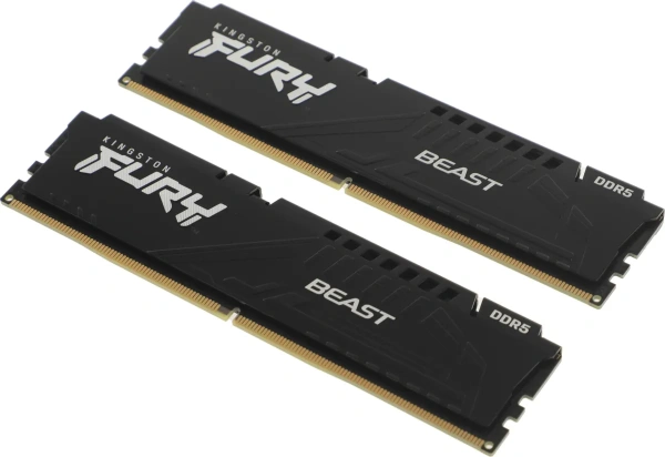 Оперативная память Kingston 2x16ГБ FURY Beast DDR5 KF564C32BBEK2-32 (6400МГц, EXPO)