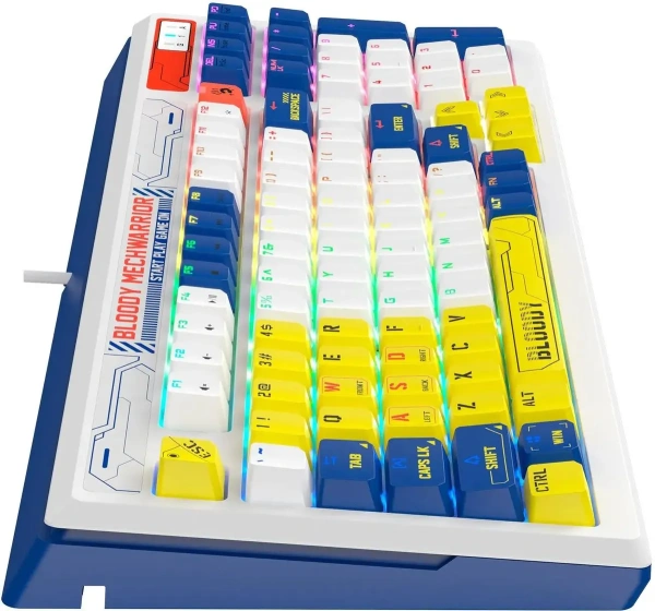 Клавиатура A4Tech BLOODY B950 (синий/белый)