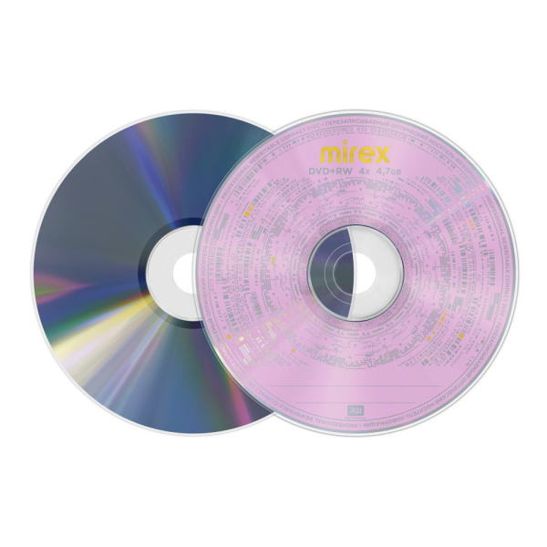 Набор дисков DVD-RW Mirex 4.7Gb 4x (50 шт)
