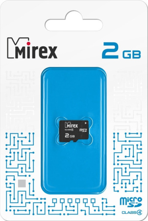 Карта памяти Mirex 2GB microSD 13612-MCROSD02