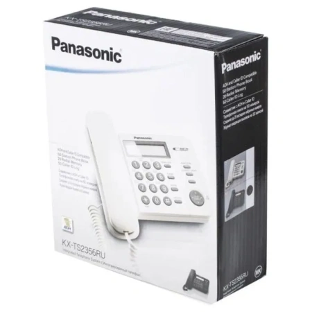 Проводной телефон Panasonic KX-TS2356RUB (черный)