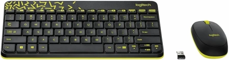 Беспроводная клавиатура + мышь Logitech Wireless Combo MK240 920- 008198 (черный)