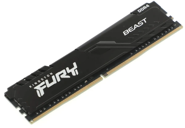 Оперативная память Kingston 8GB FURY Beast DDR4 KF432C16BB/8 (3200МГц, XMP)