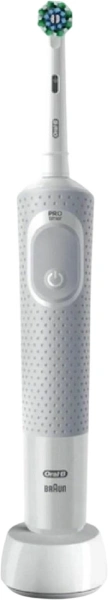 Электрическая зубная щетка Oral-B Vitality D100 Starterkit + 2 насадки (серый)