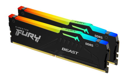 Оперативная память Kingston FURY Beast 2x32ГБ DDR5 KF560C30BBEAK2-64 (6000МГц, EXPO, RGB)